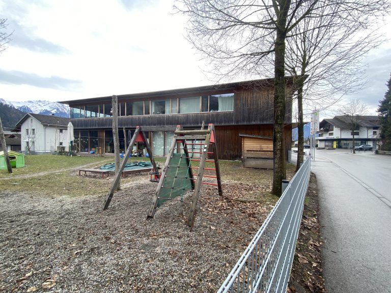 Die Kleinkindbetreuung ist momentan im Gemeindezentrum untergebracht. <span class="copyright">VN/JUN</span>