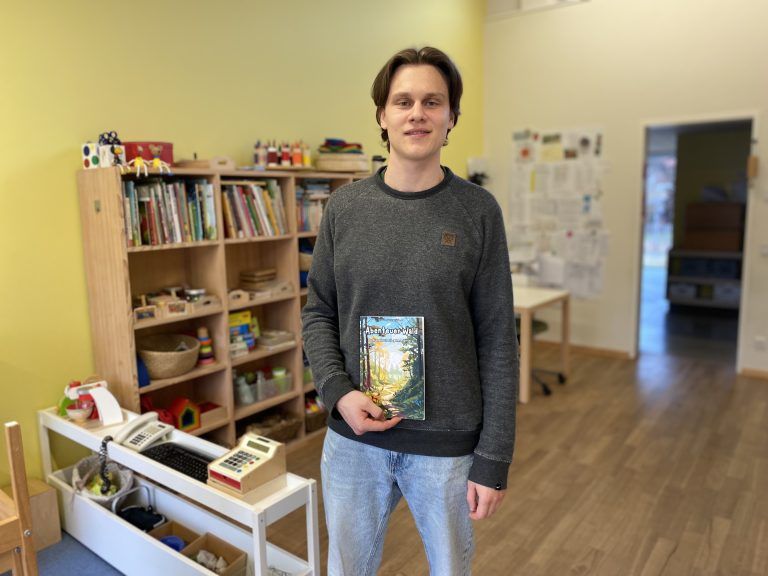 David Dünser bringt demnächst bereits sein zweites Buch für Kinder raus. <span class="copyright">VN/JUN</span>