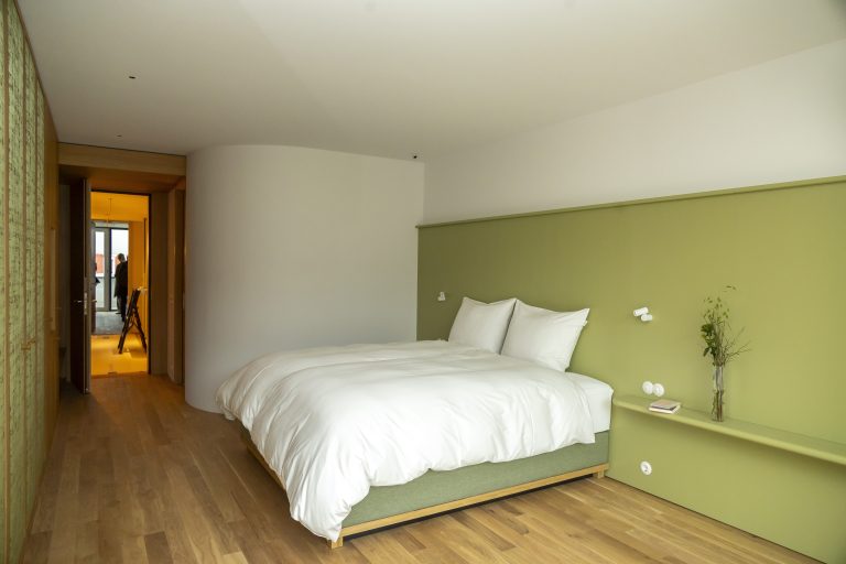 Die Gartenzimmer sind grün ...