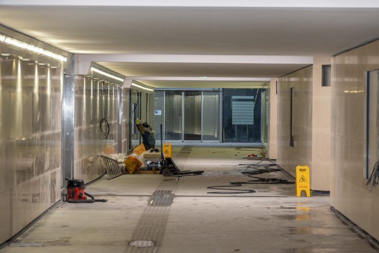 Baustelle Hypounterführung Termin mit dem Projektkoordinator Dominik Lumetzberger und Pressesprecher Christoph Gasser-Mair, Architekt Markus Ostertag ahnhof Bregenz