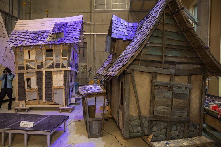 Festspiele Festspielhaus TV- und Fototermin Aufbau Der Freischütz