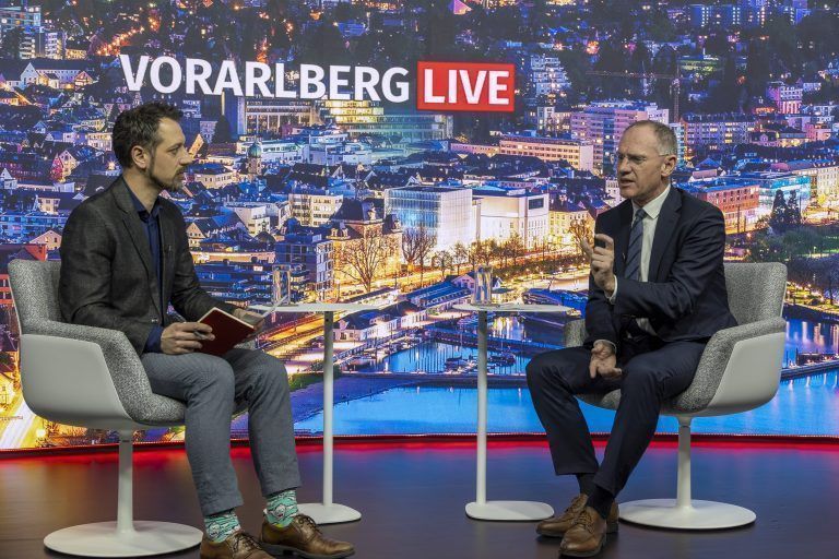 Innenminister Gerhard Karner im Interview bei Vorarlberg LIVE