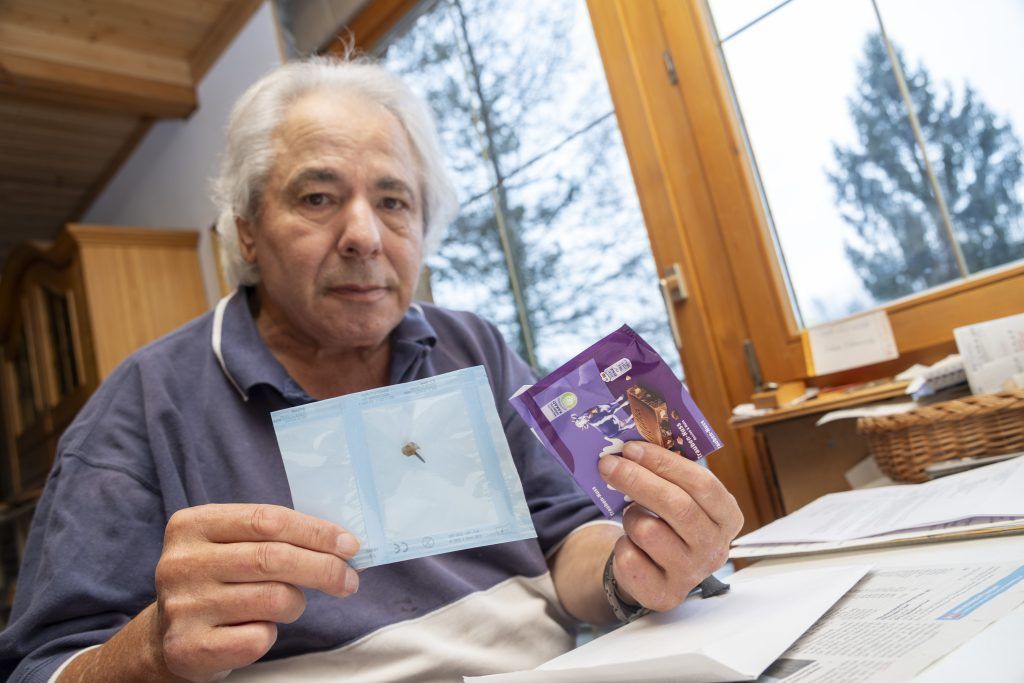 Ekel-Fund in Schoko-Tafel lässt Josef Huchler keine Ruhe