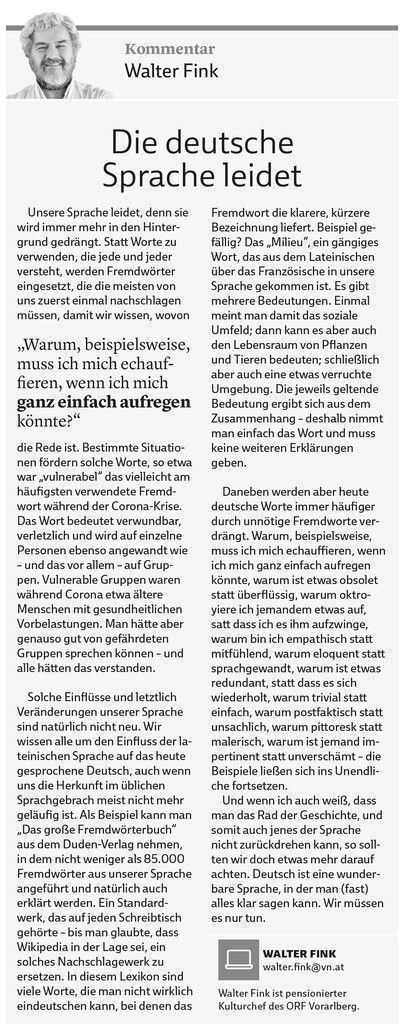 Aus der Seele gesprochen