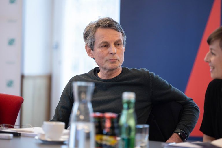 Pressekonferenz: Susanne Denk, Wolfgang Mörth, Hubert Dragaschnig, Katharina Leissing