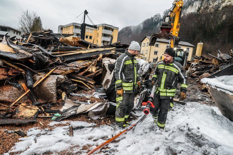 Altstoffsammelzentrum Feldkirch Brand