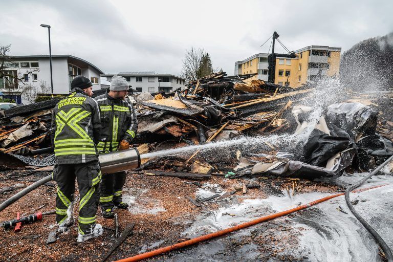 Altstoffsammelzentrum Feldkirch Brand