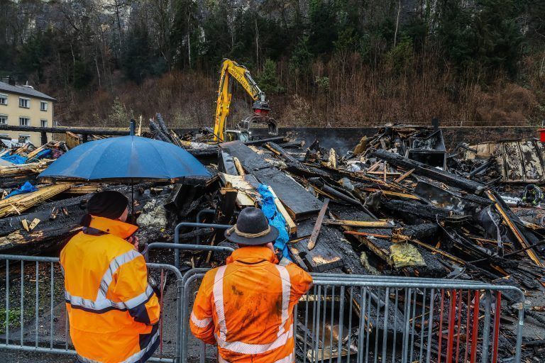 Altstoffsammelzentrum Feldkirch Brand