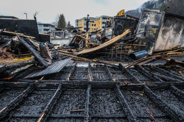 Altstoffsammelzentrum Feldkirch Brand