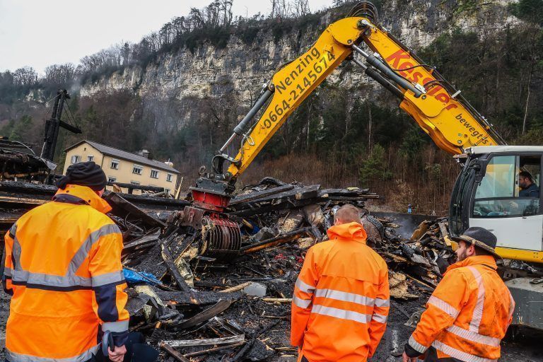Altstoffsammelzentrum Feldkirch Brand