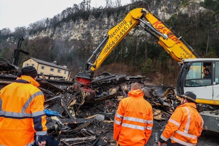 Altstoffsammelzentrum Feldkirch Brand