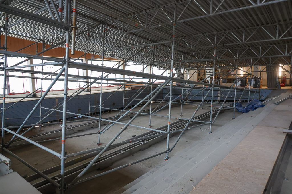 Ein Blick in das neue Bregenzer Hallenbad