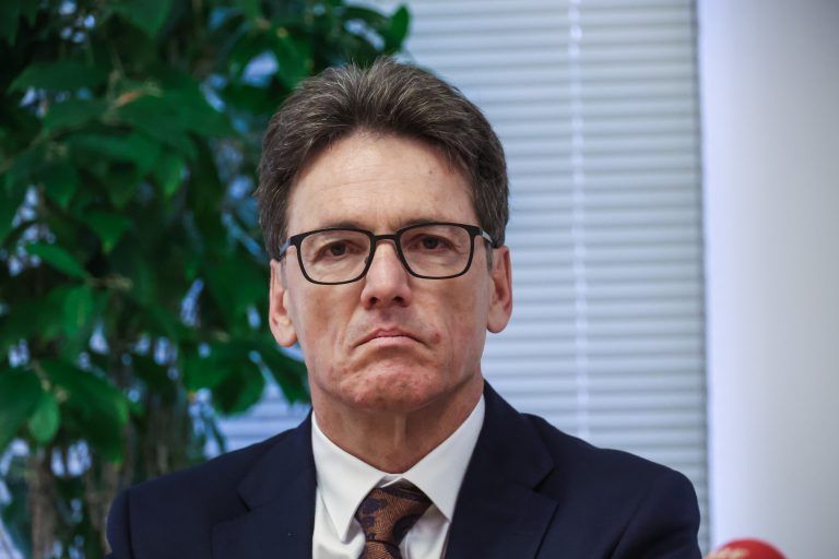 PK, Pressekonferenz Hypo Bank, Vorstand Hypo Vorarlberg, Michel Haller ldt zu Pressekonferenz zur aktuellen Causa, Kreditvergaben