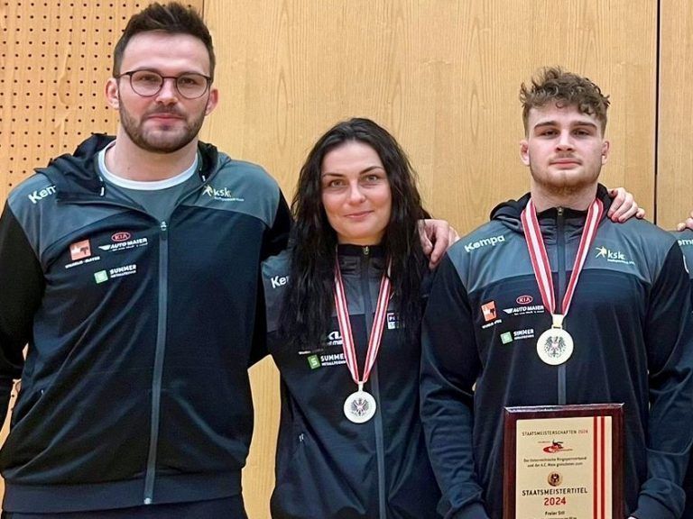 Dominic Peter, Dorina Peter und Lukas Lins - Bilder der Teilnehmer des KSK Klaus
