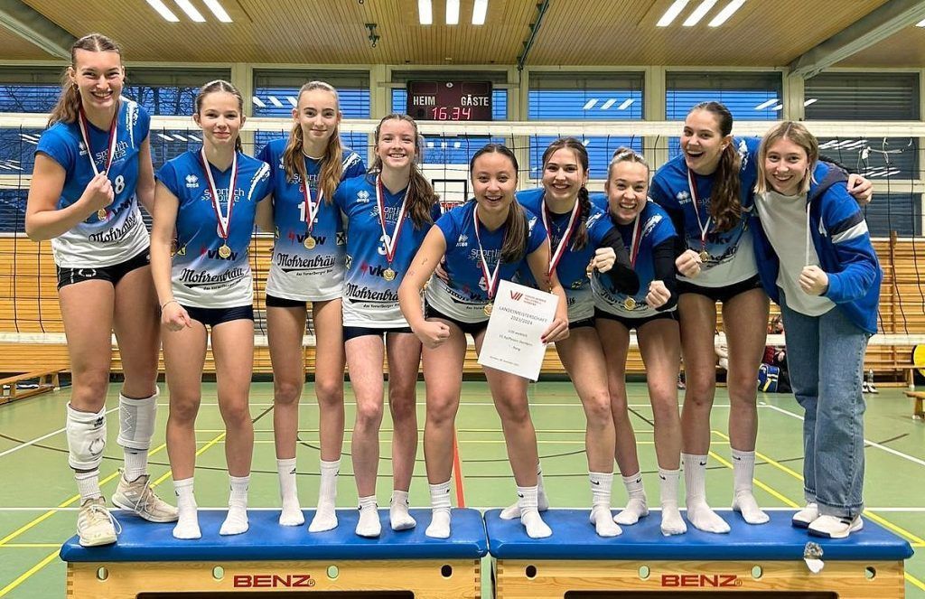 Diese Ländle-Volleyballerinnen wollen in Egg den U20-Staatsmeistertitel holen