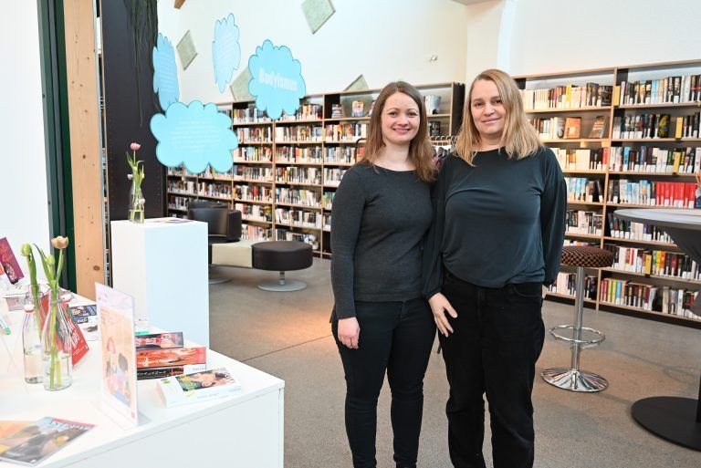 Theresia Vogel und Ariane Grabherr vom Verein Amazone. - Schönheitsideale erzeugen Druck - Schönheitsideale erzeugen Druck