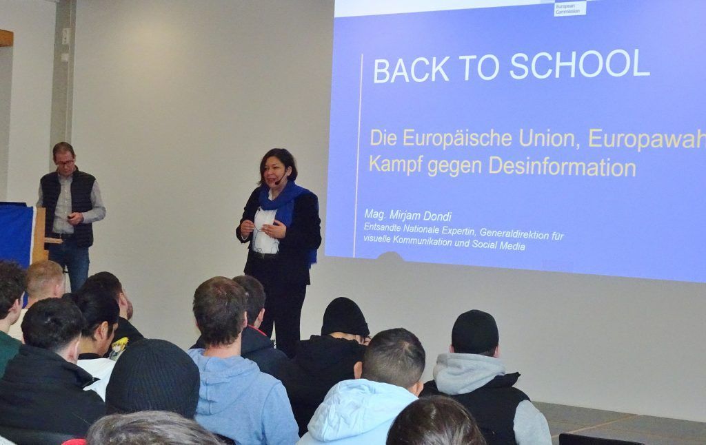 Den europäischen Spirit in die Schule gebracht