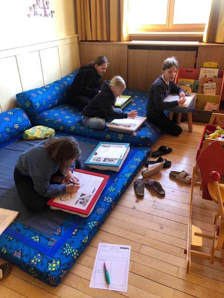 Impressionen der Leseaktion der Volksschule Tschagguns - Impressionen der Leseaktion der Volksschule Tschagguns