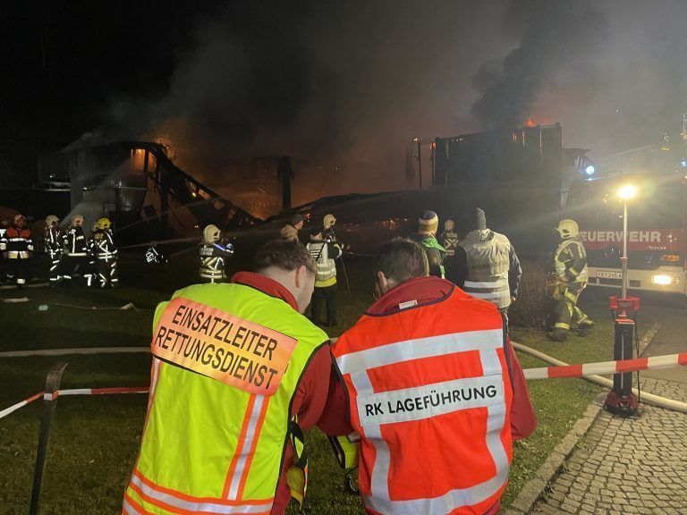 ASZ Feldkirch Großbrand