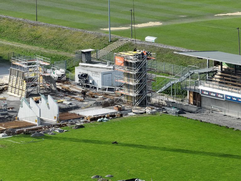 So schaut es im Reichshofstadion aktuell aus