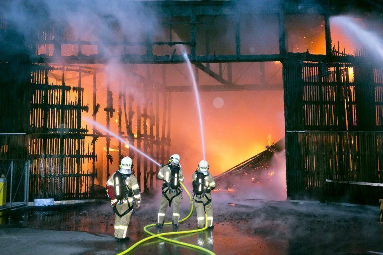 Feldkirch am 12.3.2024  Brand Abfallwirtschaftszentrum, Auf dem 