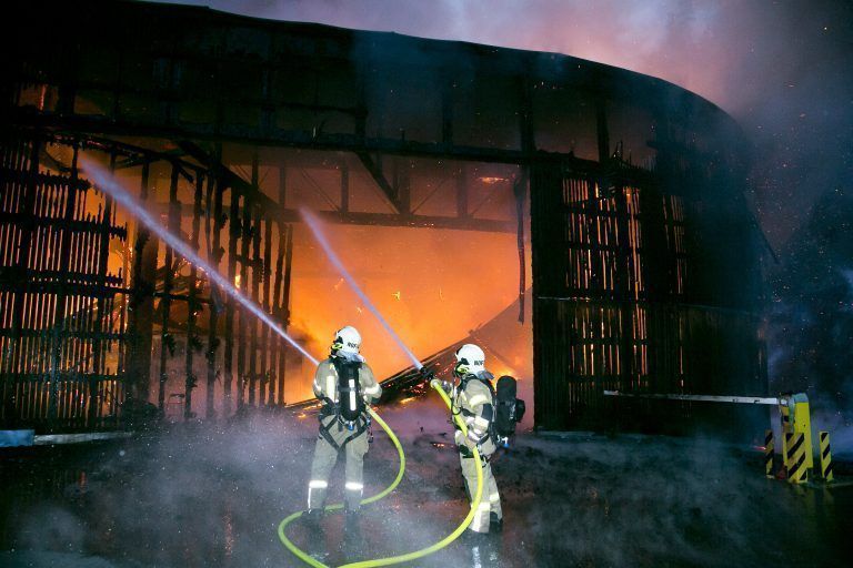 Feldkirch am 12.3.2024 Brand Abfallwirtschaftszentrum, Auf dem