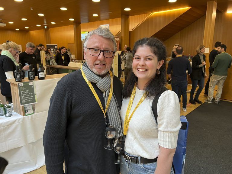 Andreas Stolz kam mit Nichte Jessica