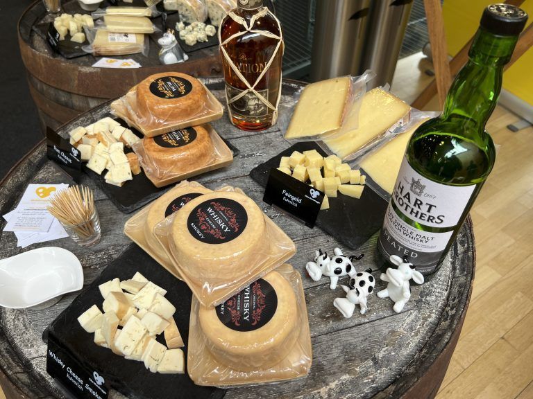 Auch im Käse läßt sich Whisky genießen