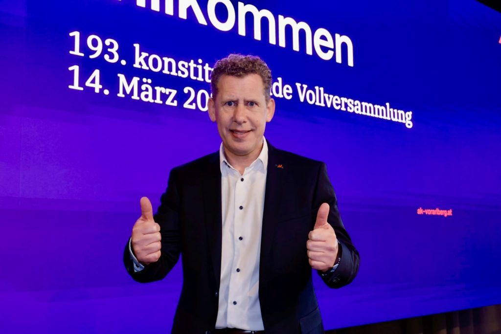 Wiedergewählt: AK-Präsident Bernhard Heinzle setzt auf überparteiliches Teamwork