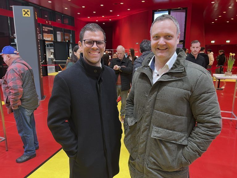 Beste Laune bei Thomas Widmann und Reiner Wolf (Hypo)