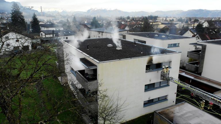 Flammen in der Küche