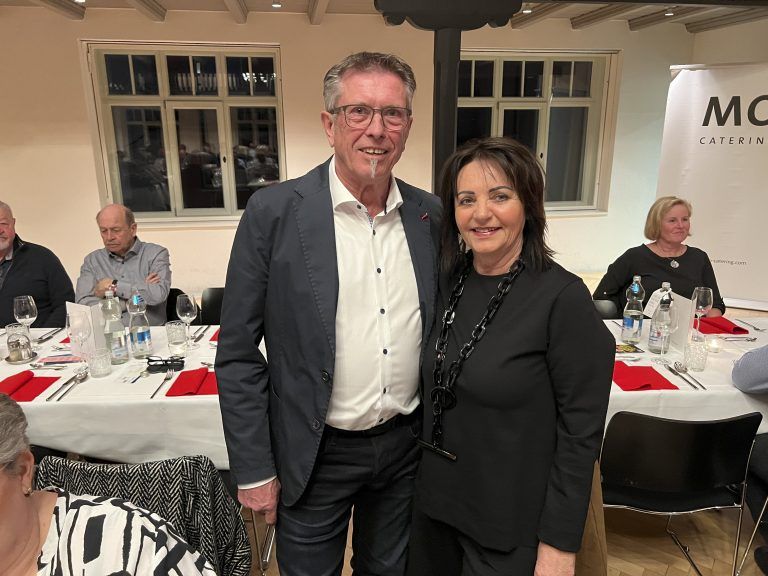 Brigitte und Herbert Lau hatten einen lustigen Abend