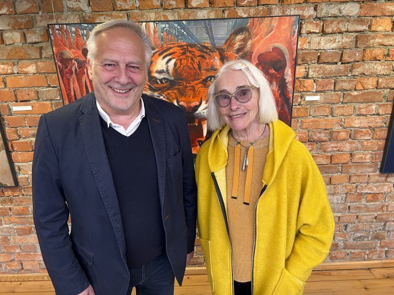 Conrad Amber und Brigitte Flinspach kamen nach Bregenz