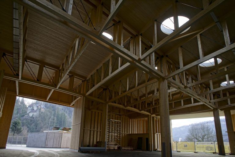 Baustelle altstoffsammelzentrum bauhof kapfstrasse