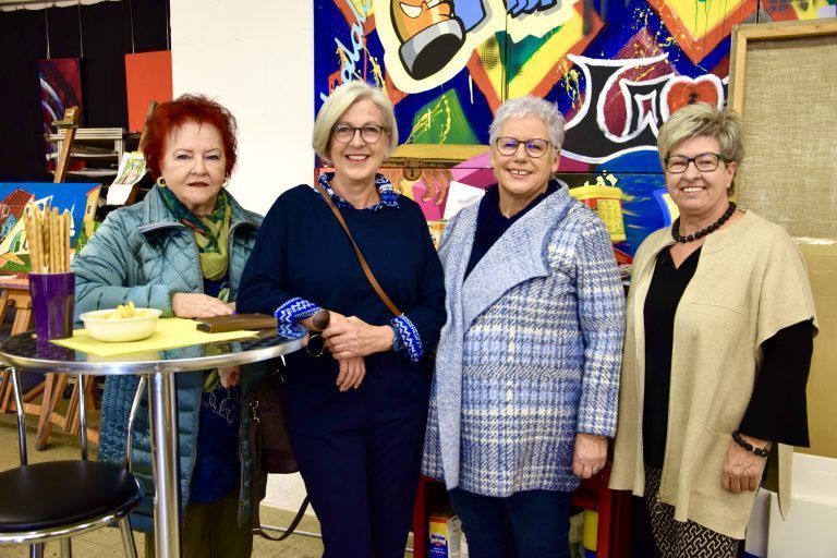 Pressefahrt Haltestelle Kunst, Galerie Malgrund, Kirchplatz 3