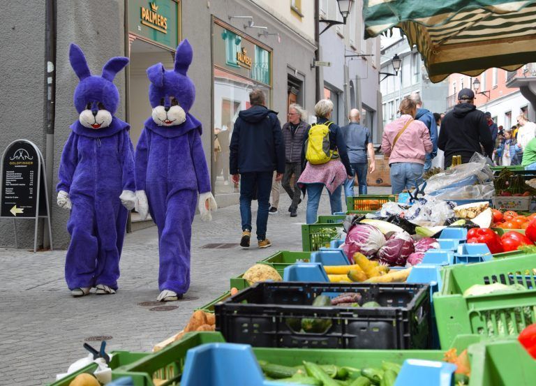 Osteraktion der Wirtschaftsgemeinschaft Bludenz, Altstadt