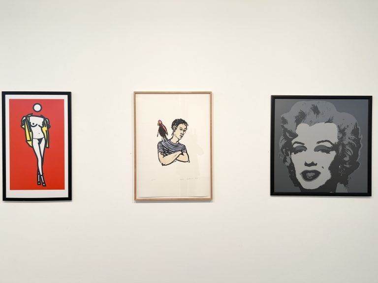 Die Ausstellung beinhaltet insgesamt 40 Kunstwerke