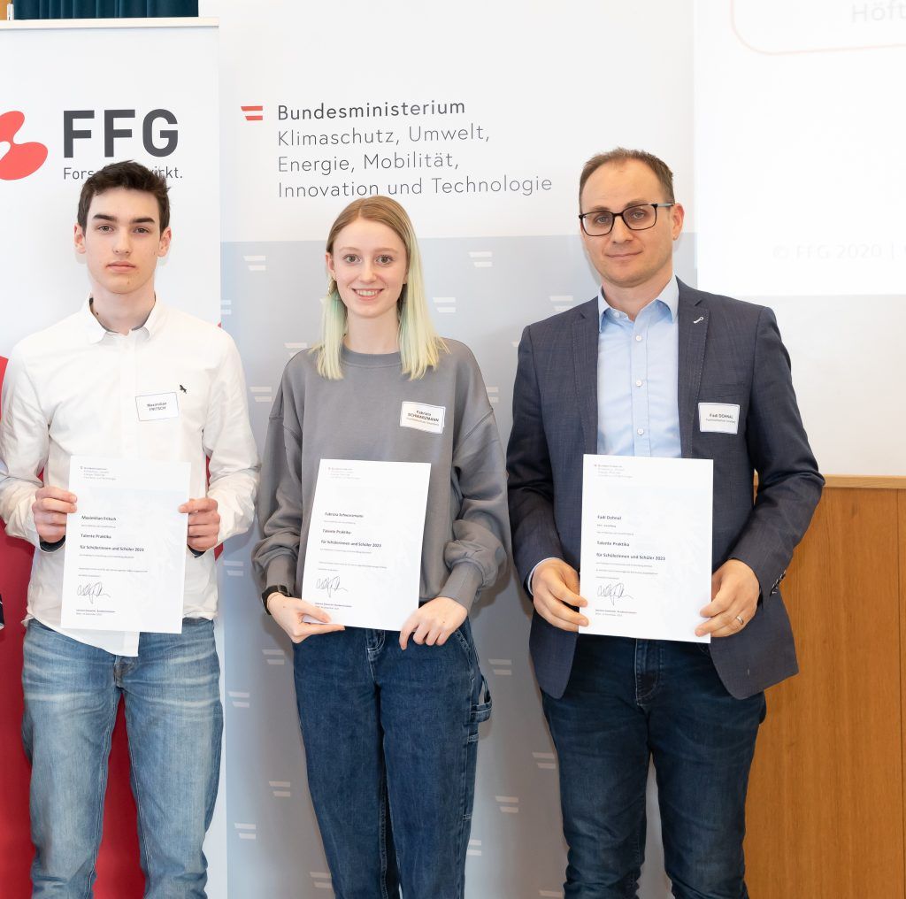 Wissenschaftliche Praktikanten der FHV-Forschung prämiert