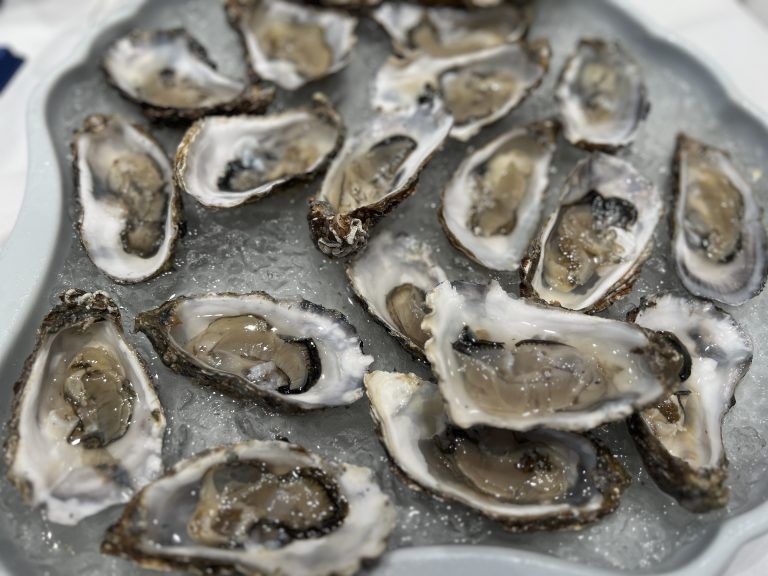 Für Feinschmecker gab es Sylter Royal Austern