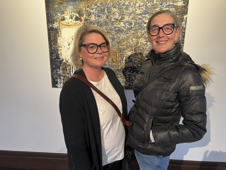 Gute Laune bei Tanja Heinrich und Judit Gaßner