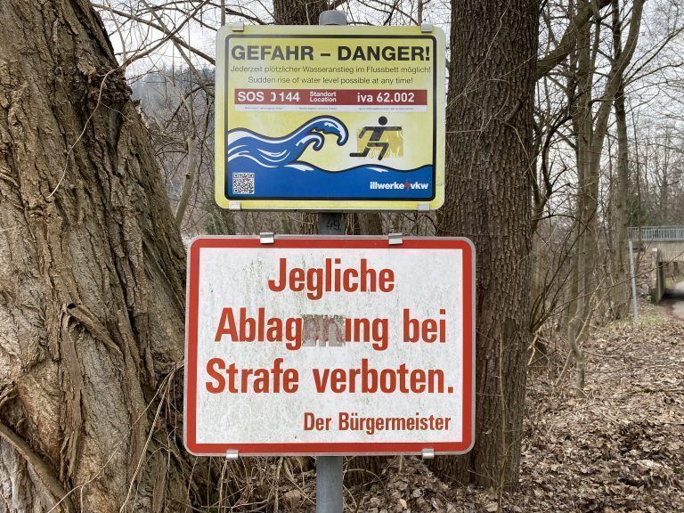 Müll am Ill-Radweg