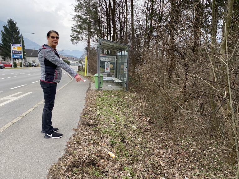 Müll am Ill-Radweg