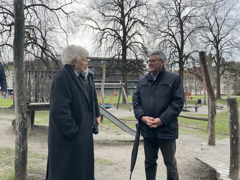 Pressekonferenz Spielplatz Reichenfeld Barrierefrei 12.03.2024