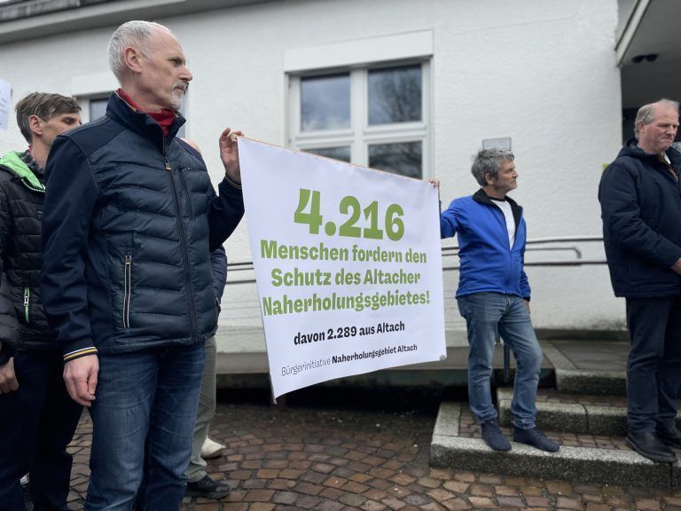 Unterschriftenübergabe Bürgerinitiative Altach 15.03.2024