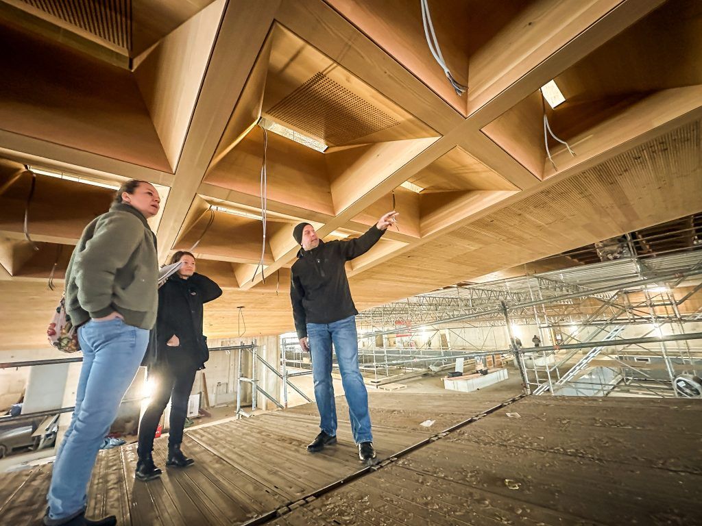 Ein Blick in das neue Bregenzer Hallenbad