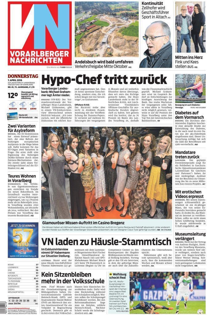 Causa Hypo: "Sie waren tagelang auf Tauchstation Herr Landeshauptmann"
