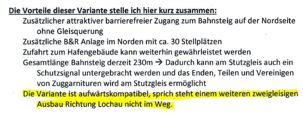 Interne ÖBB-Mail: Neue Haltestelle lässt Option auf oberirdischen Ausbau offen