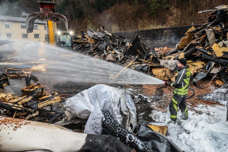 Altstoffsammelzentrum Feldkirch Brand