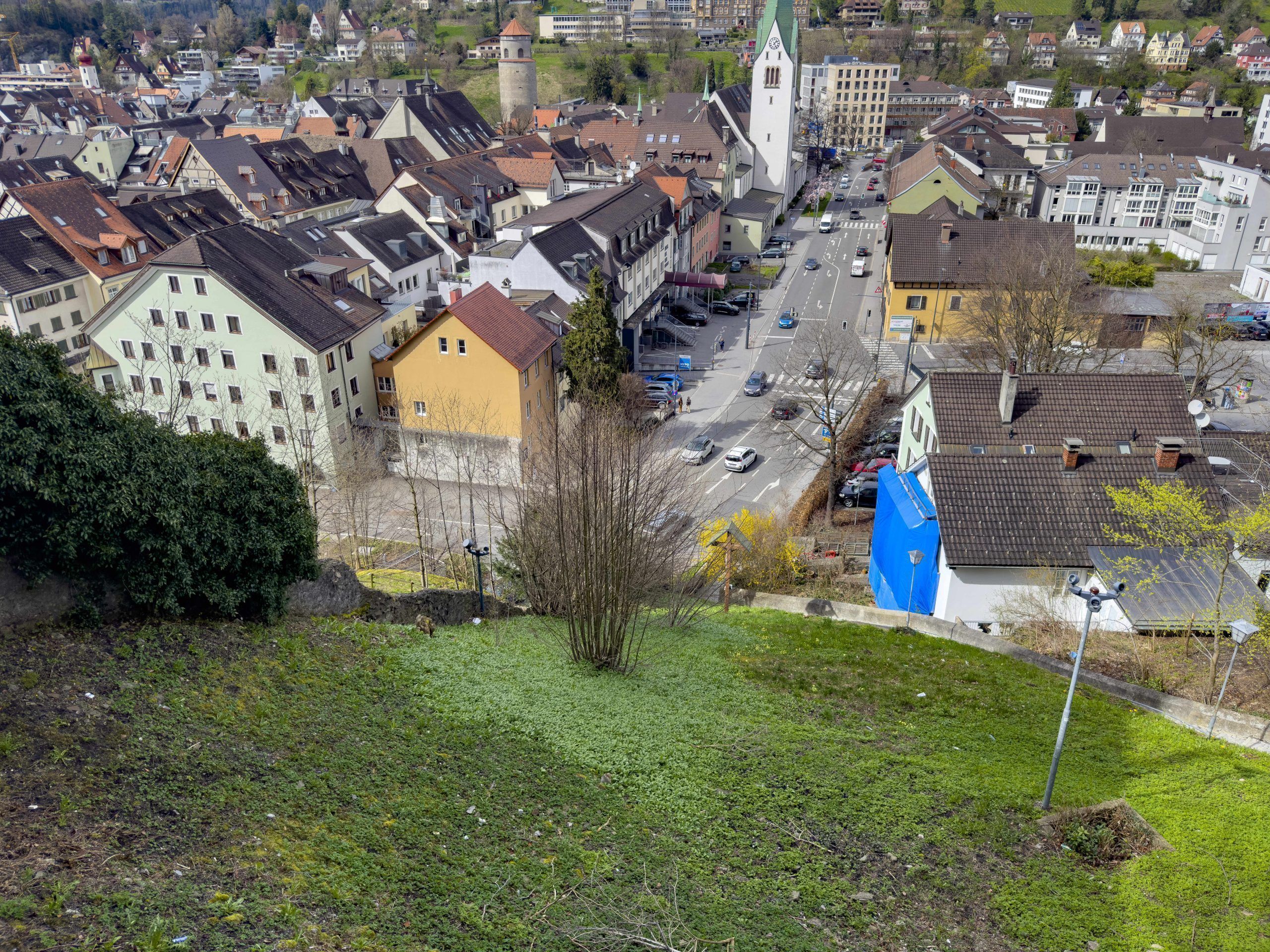 Feldkirch Innenstadt Bauprojekt Schattenburg Marokkanerstrasse Innenstadt Stadtentwicklug