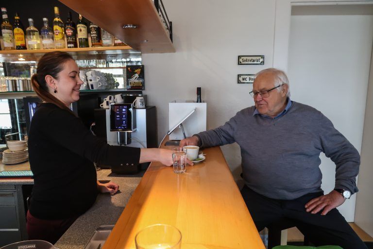 Austria-Cafe vor Neuerffnug